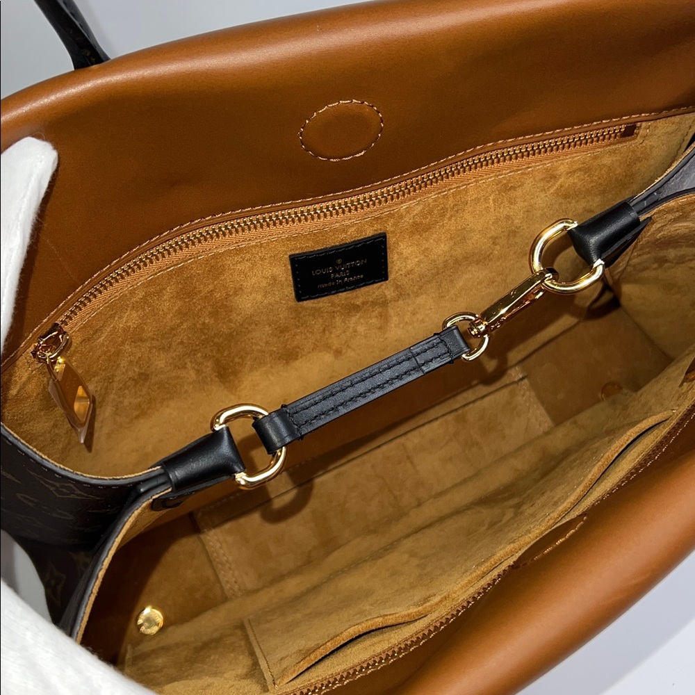 ❤️NWT LOUIS VUITTON CUIR ORFEVRE TOTE W/ PM MONOGRAM NOISETTE M40941 - Picture 11 of 16
